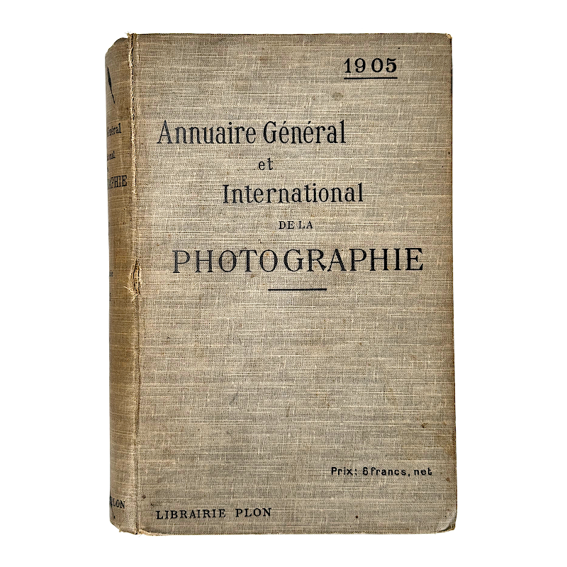 Annuaire Général et International de la Photographie 1905 (D109)