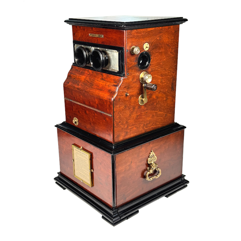 Tray-Stereoscope ‚Nouveau Stéréoscope‘