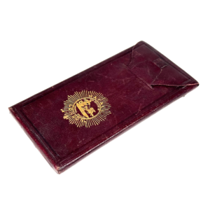 Tinted Stereo Daguerreotype in original leather case (V015)